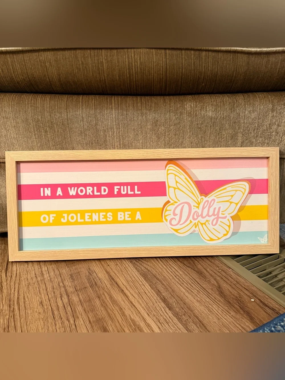 Dolly Parton Signature Butterfly Framed Wall Art by DG 2026